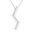 balance arm diamonds pave Pendant