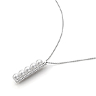 balance plus diamonds pave Pendant