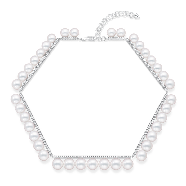 balance luxe diamonds pave Necklace