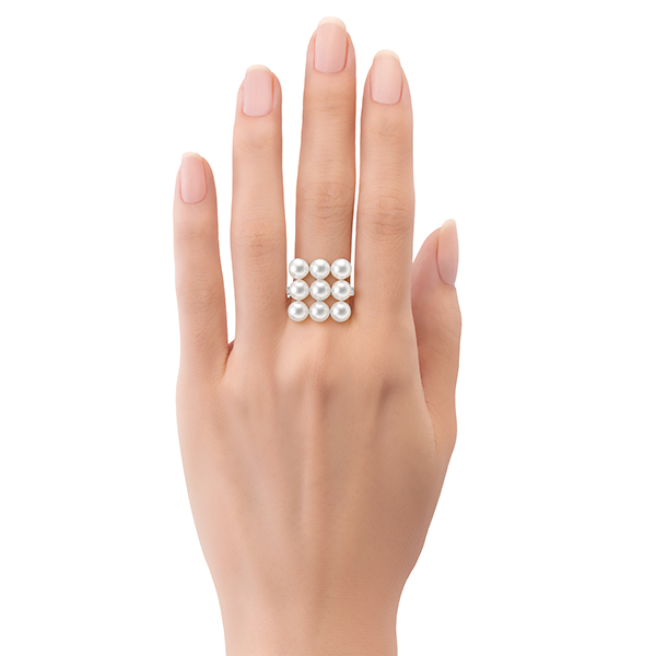 balance build diamonds pave Ring