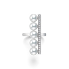 balance plus diamonds pave Ring