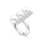 balance plus neo diamonds pave Ring