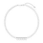 balance signature diamonds pave Necklace